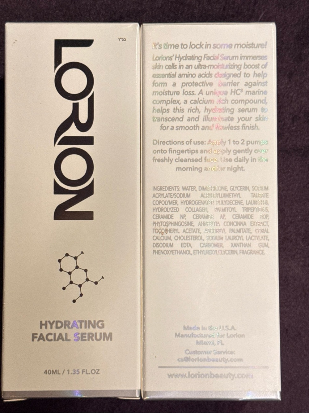 Hydrating Facial Serum -